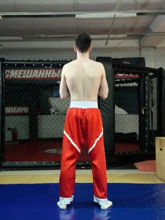 Брюки для кикбоксинга Tomorrow Star PRO красные