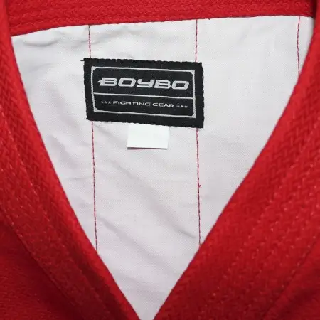 Куртка для самбо BoyBo красная BSJ120