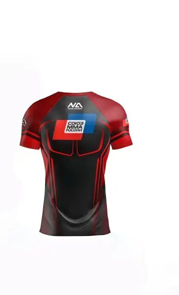 Рашгард NEW ARMOR СОЮЗ ММА детский красный