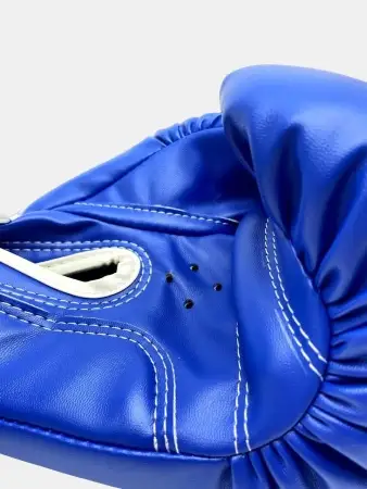 Перчатки боксёрские Reyvel Винил 80 (Синие)