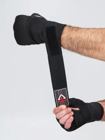 Бинты быстрые для бокса гелевые TS Sport (черные)