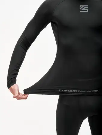 Рашгард Tomorrow Star Full Black Line