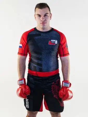 Рашгард с коротким рукавом TFG Союз  ММА Red