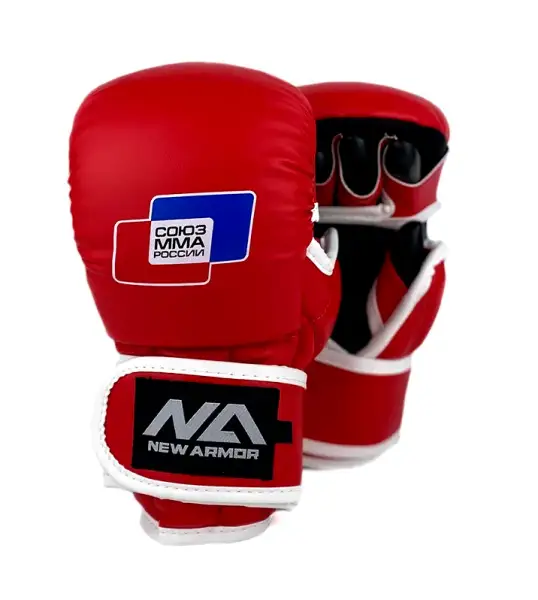Перчатки NEW ARMOR СОЮЗ ММА RV красный