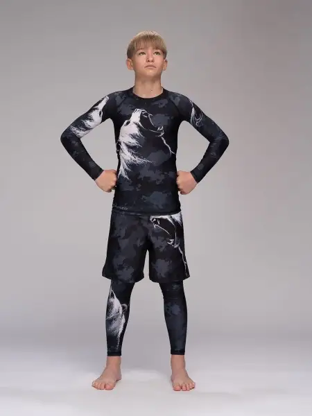 Рашгард для MMA Rusco Sport Grizzly, детский