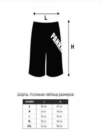 Шорты Reyvel Панкратион Взрослые (черные)