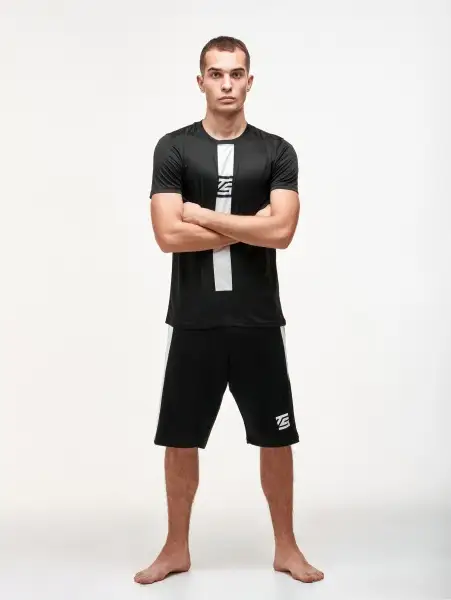 Шорты Tomorrow Star T15 White Line черные