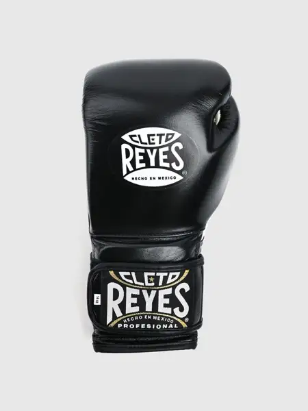 Тренировочные боксерские перчатки от Cleto Reyes на липучке CЕ6 (черные)