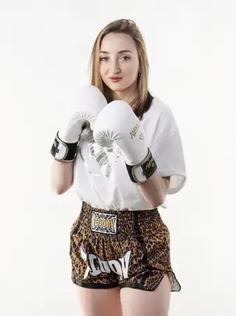 Шорты Муай-Тай Fluory Leopard