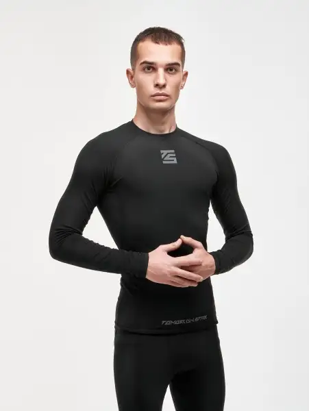 Рашгард Tomorrow Star Full Black Line