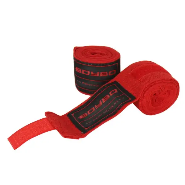 Бинты BoyBo хлопок-эластан, Красный