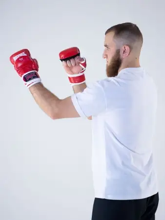 Перчатки для ММА тренировочные Reyvel (красный)