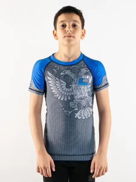 Рашгард союз мма детский синий