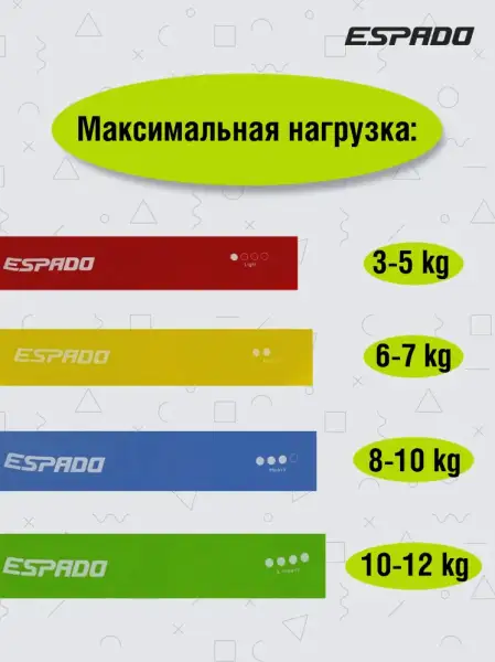 Петли латексные, набор 4 шт. ES2610В