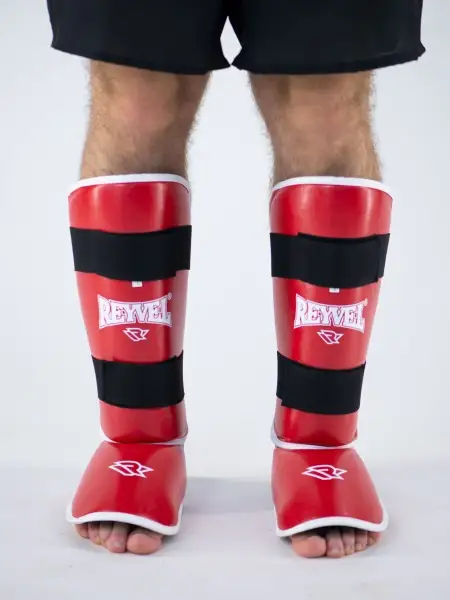 Защита голени и стопы  Reyvel Classic красная