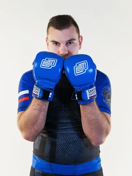 Перчатки Союз ММА TFG (синие)