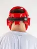 Шлем для тхэквондо с маской BoyBo красный, BHT45