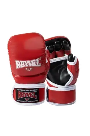 Перчатки для ММА тренировочные Reyvel (красный)