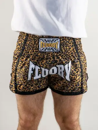 Шорты Муай-Тай Fluory Leopard