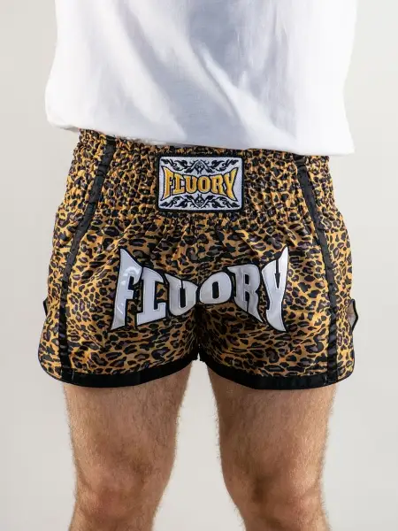Шорты Муай-Тай Fluory Leopard