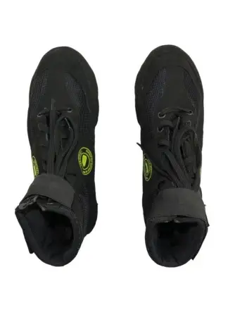 Борцовки BoyBo Fusion, черно-зелёные