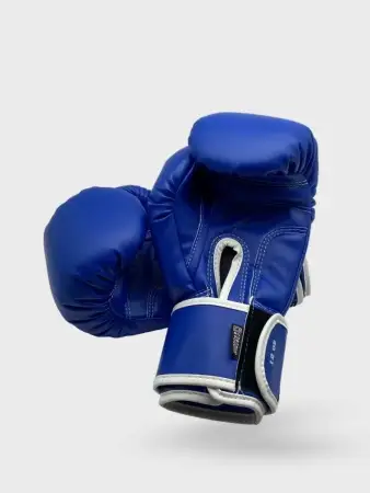 Перчатки боксёрские Reyvel Винил 80 (Синие)