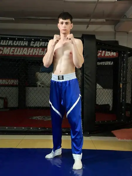 Брюки для кикбоксинга Tomorrow Star PRO синие