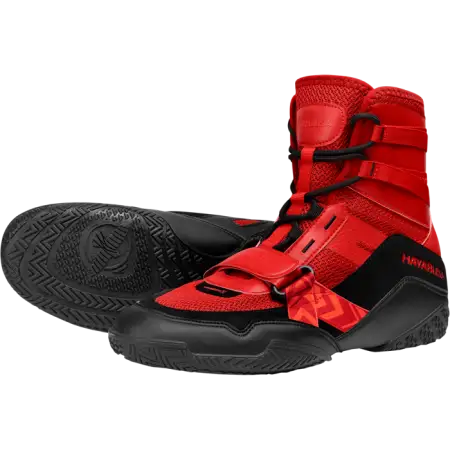 Боксерки HAYABUSA Strike красно-черные