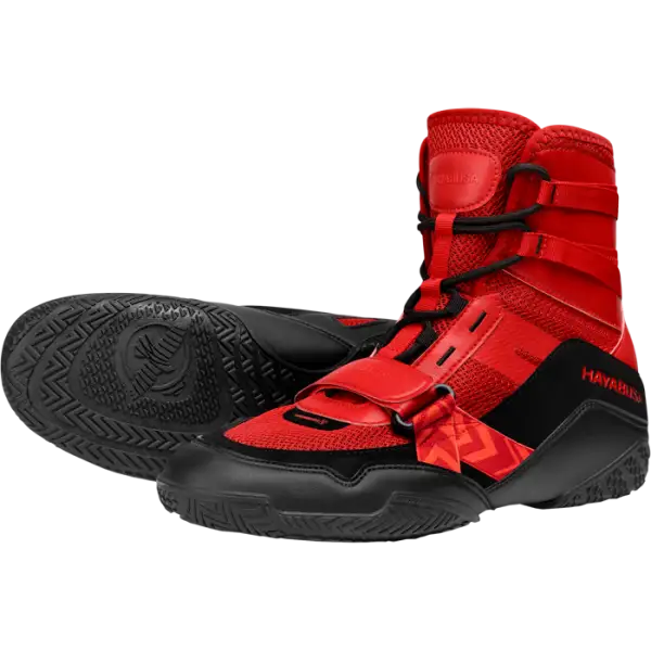 Боксерки HAYABUSA Strike красно-черные