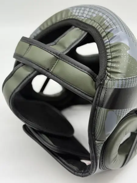 Шлем для бокса Tomorrow Star Warrior Green Black