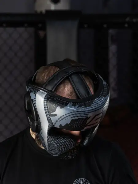 Шлем для бокса Tomorrow Star Shadow Black Gray