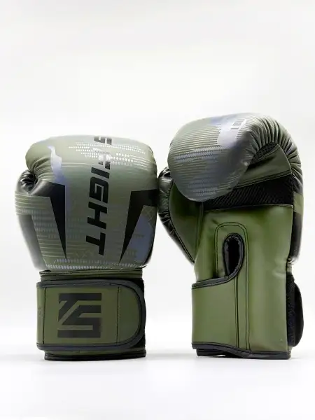 Перчатки для бокса Tomorrow Star Warrior Green Black