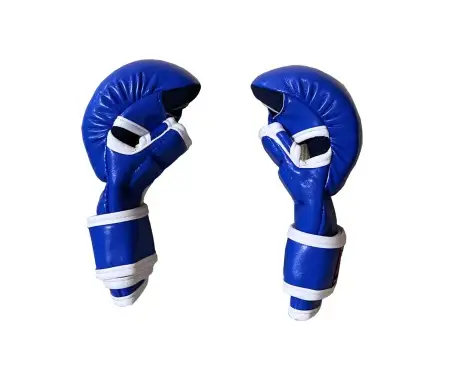 Перчатки для ММА тренировочные Reyvel (синий)