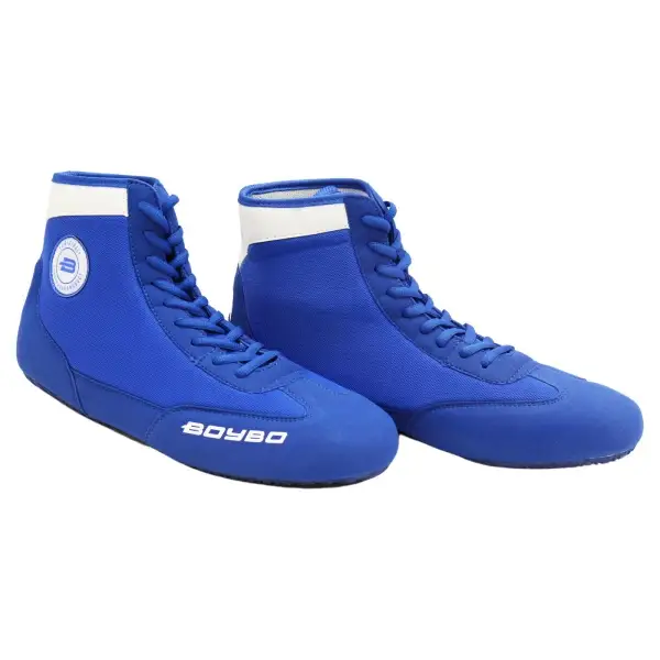 Борцовки BoyBo на толстой подошве синие