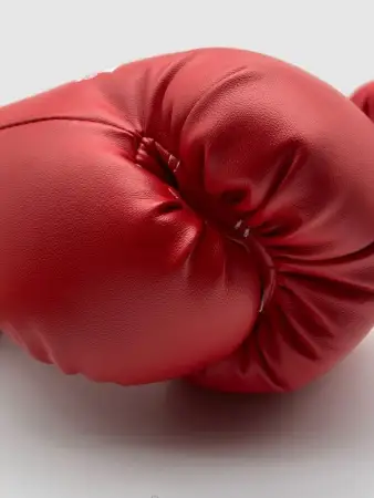 Перчатки боксёрские Reyvel Винил 80 (Красные)
