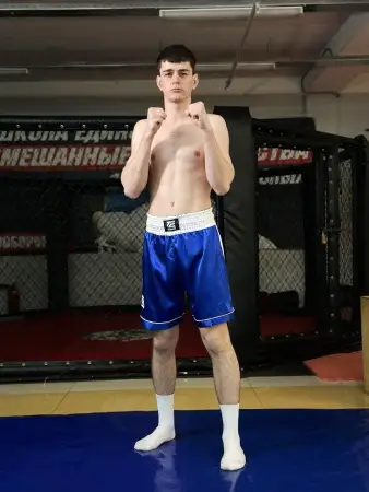 Шорты для кикбоксинга синие Tomorrow Star