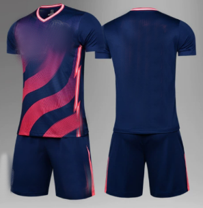 Футбольная форма синяя с фиолетовым M8633