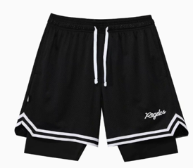 Шорты баскетбольные черные  3329#