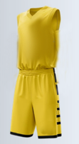 Баскетбольная форма желтая 241