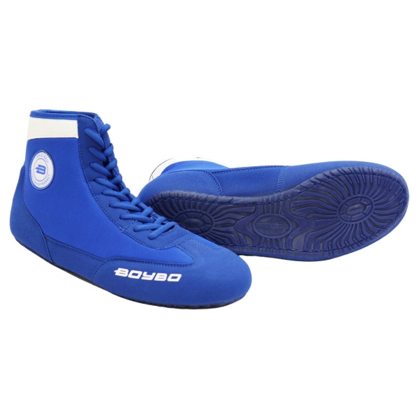 Борцовки BoyBo на толстой подошве синие