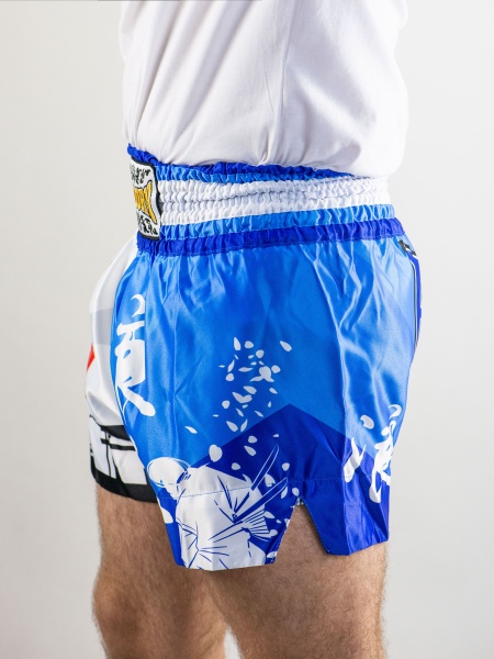 Шорты Муай-Тай Fluory Tokio (синие)