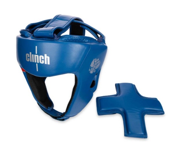 C113 Шлем боксерский Clinch Olimp Dual синий