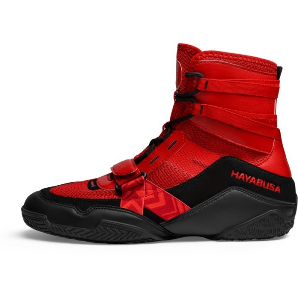 Боксерки HAYABUSA Strike красно-черные
