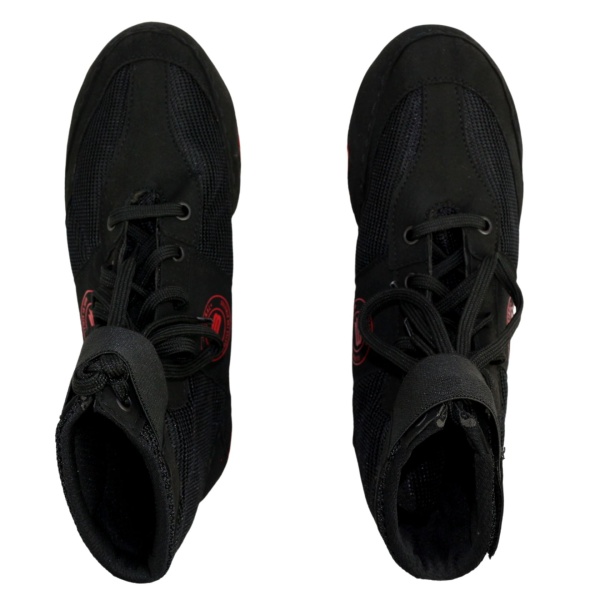 Борцовки BoyBo Fusion, чёрный с красным, BB252