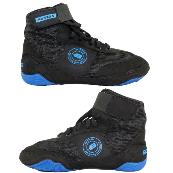 Борцовки BoyBo Fusion, черно-синие, BB252