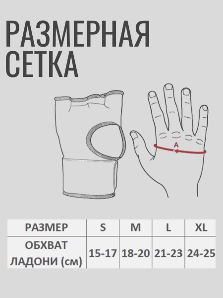 Бинты быстрые для бокса гелевые TS Sport (красные)