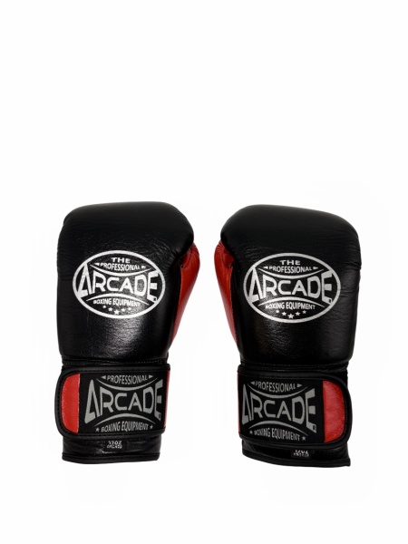 Перчатки боксерские Arcade черно-красные