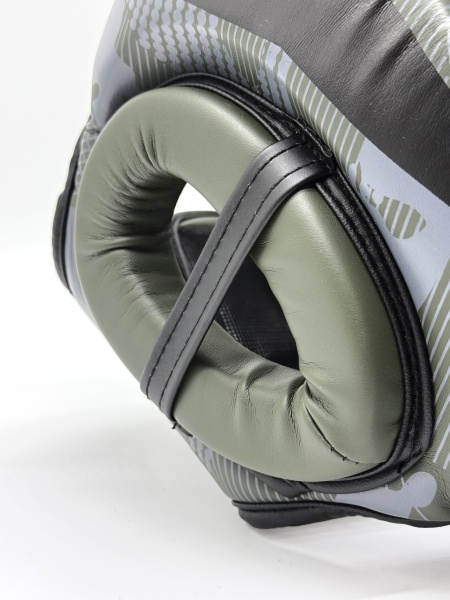 Шлем для бокса Tomorrow Star Warrior Green Black