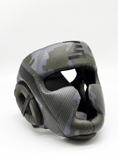 Шлем для бокса Tomorrow Star Warrior Green Black