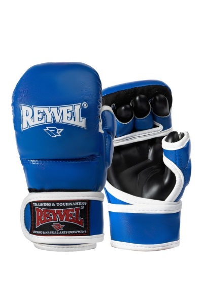 Перчатки для ММА тренировочные Reyvel (синий)